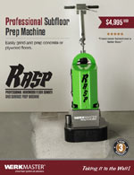 WerkMaster RASP Subfloor Prep Brochure Cover