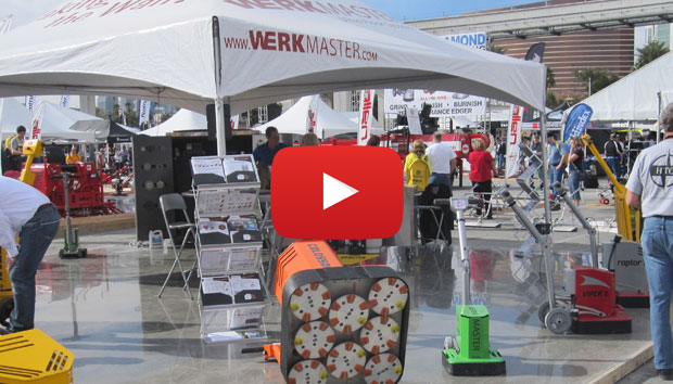 World of Concrete 2014 Concrete Polishing Video