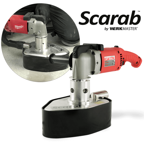 WekMaster Scarab grinding concrete